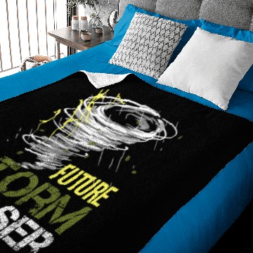Discover Future Storm Chaser Weather Tornado for Meteorologist 1 Baby Blankets