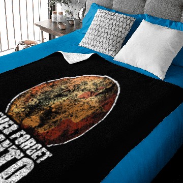 Discover Astronomy Lover Never Forget Pluto Planet Space Solar System Astronomy Baby Blankets