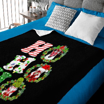 Discover Chicken Poultry Christmas Santa Chicken Ho Ho Ho Holiday 86 Baby Blankets