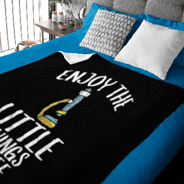 Discover Biologist Microbiologist Microscope Laboratory Baby Blankets