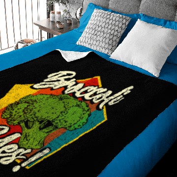 Discover Broccoli Yes Funny Vegetable Gardener 9 Baby Blankets
