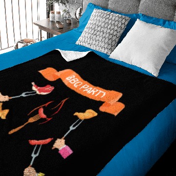 Discover BBQ party grill barbecue summer grilling funny Baby Blankets