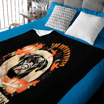 Discover Cane Corso Dog Owner Halloween Pumpkin Humor Funny586 Baby Blankets
