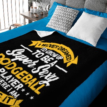 Discover Funny Dodgeball Player 2 Baby Blankets