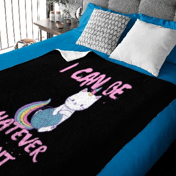 Discover Cat Paws Cat Kitty Unicorns Cat Cute Unicorns Design Black Cat Baby Blankets