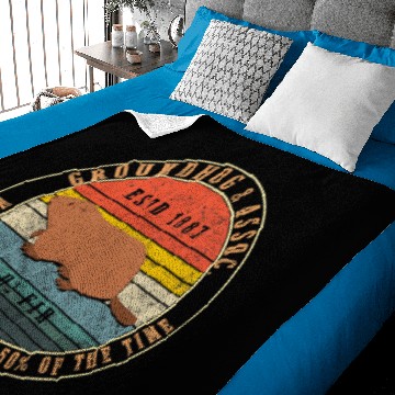 Discover Funny Groundhog Day Meteorologist Groundhog Woodchuck Retro Baby Blankets