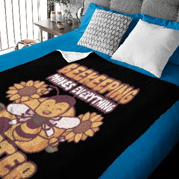 Discover Bee Beekeeping Honey Bee Beekeeping Honeybee Beekeeping 43 Beekeeper Baby Blankets