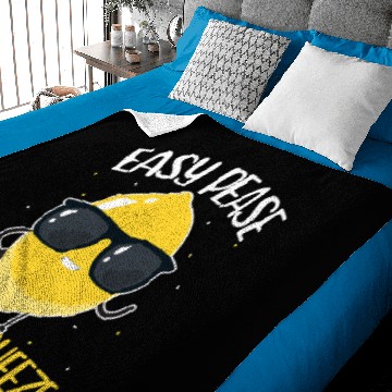 Discover Easy Peasy Lemon squeeze Summer Citrus Juice and Refreshment Baby Blankets