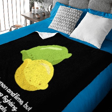 Discover Lemon and lime wont stop fighting Baby Blankets