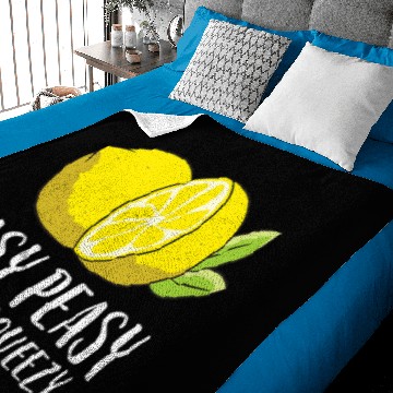 Discover Easy Peasy Lemon Squeezy Lemonade Lemons Baby Blankets