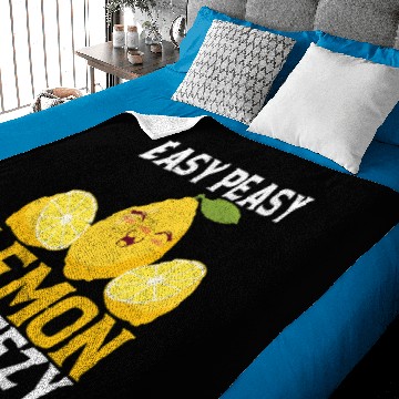 Discover Easy Peasy Lemon Squeezy Lemonade Stand Baby Blankets