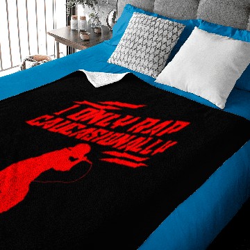 Discover Funny I Rap Caucasionally HipHop Rap Gift Men Cool Rapping Baby Blankets