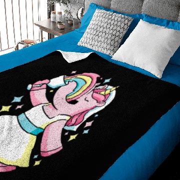 Discover Unicorns Alcohol Drinking Unicorns for Wedding for Bride Baby Blankets