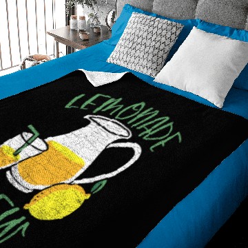 Discover Lemonade Crew Lemon Stand Baby Blankets