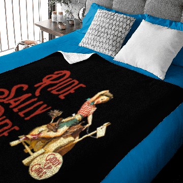 Discover Ride Sally Ride Country Music Rodeo Baby Blankets