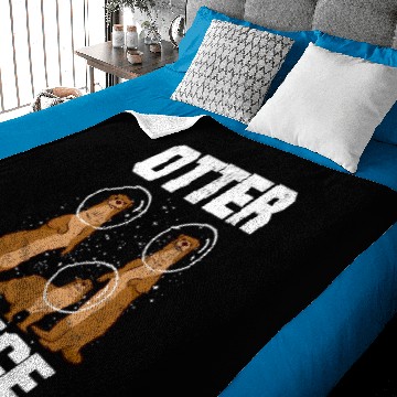 Discover Otters Space for a Astronaut Fan Astronomy Solar System Baby Blankets