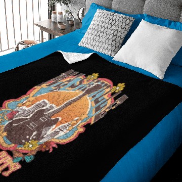 Discover Nashville Music City Baby Blankets