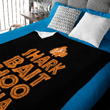 Discover Disneyss Pixars Finding Nemo Shark Bait Hoo Haa Distressed Logo Zip Baby Blankets