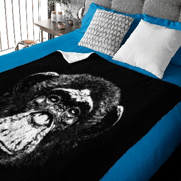Discover Monkey Drawing Realistic Chimpanzee Monkey Face Baby Blankets