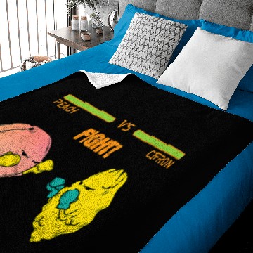 Discover Peach versus Lemon iced Tea Video Game Baby Blankets