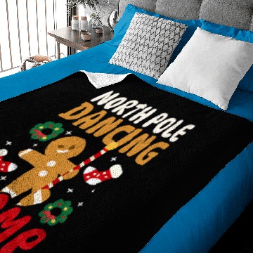 Discover North Pole Dancing Champion Design Baby Blankets