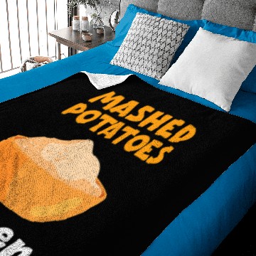 Discover Mashed Potatoes Tester Potato Lover Baby Blankets