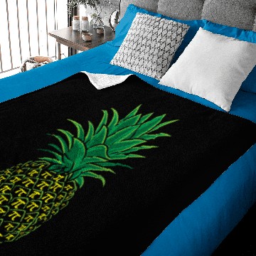 Discover pineapples Funny Fruit 314 Pi Day Baby Blankets