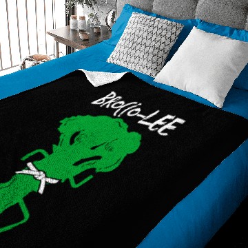 Discover Kung Fu BroccoLee Broccoli Baby Blankets