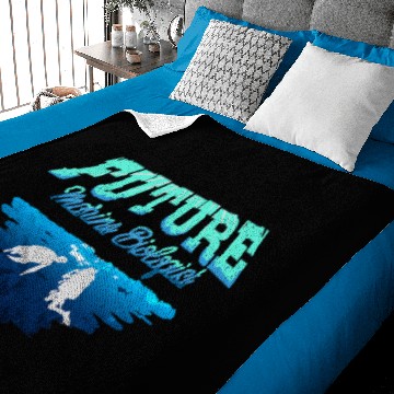 Discover Future Marine Biologist Fun Ocean Sea Life design Baby Blankets