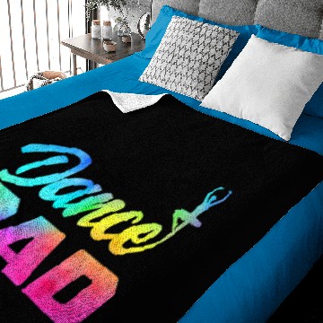Discover Multicolor Retro Dance Dad Baby Blankets