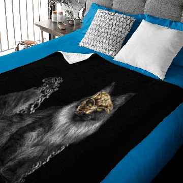 Discover Cat Paws Maine Coon Steampunk Baby Blankets