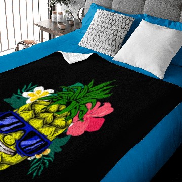 Discover pineapples Aloha Honolulu Tropical Baby Blankets