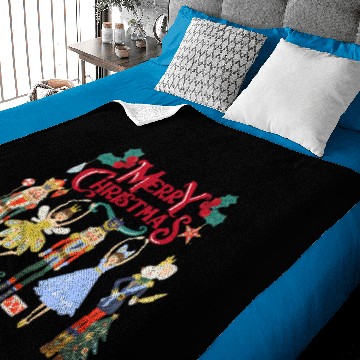 Discover Nutcracker Merry xmass Sugar Plum Fairy Nutcracker Ballet Baby Blankets