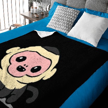 Discover Monkey Lover Chibi Kawaii Capuchin Monkey Forest Primate Animal Lover50 Baby Blankets