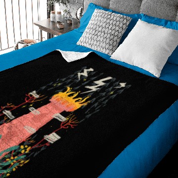 Discover Tower vintages Tarot Card Magic Occult Supernatural Baby Blankets