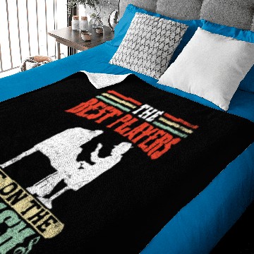 Discover Piano Music Funny Piano Player Art Men Women Musician Orchestra Teacher 2 Baby Blankets