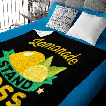 Discover Lemonade Stand Boss Lemon Lover Fruit Beverage Baby Blankets