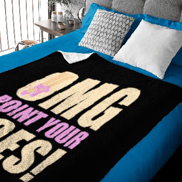 Discover OMG Point Your Toes Pole Dance Practice Dancing Baby Blankets