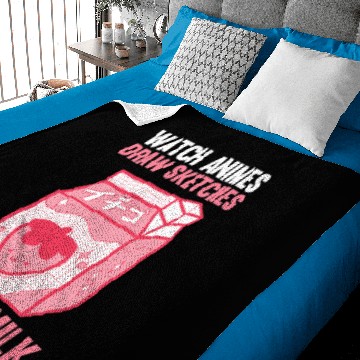 Discover Sketching Anime Strawberry Milk Baby Blankets