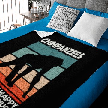 Discover vintages Chimpanzees Monkey Chimp Ape Wildlife Chimpanzee Baby Blankets