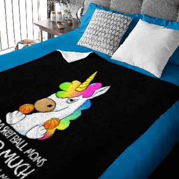 Discover Unicorns Mama Some Basketball Moms Cuss Too Much Baby Blankets