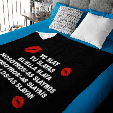 Discover Yo Slay Society Merch Slay Tu Slayas Funny Baby Blankets