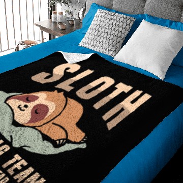 Discover Sloth Gift Running Team Funny Lets Nap Instead 3 Baby Blankets