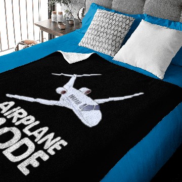 Discover Pilot Job Aviation Airplane Mode On Baby Blankets