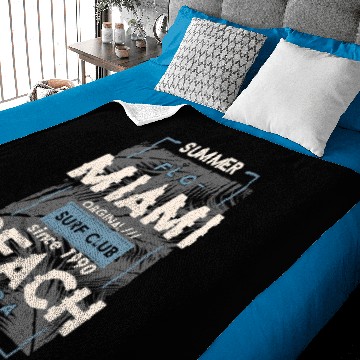 Discover Miami Beach Florida Summer Paradise Baby Blankets