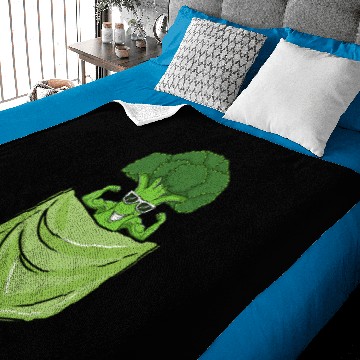Discover Weightlifting Broccoli In Pocket Vegetable Lover Baby Blankets