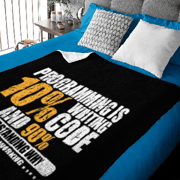 Discover Programming Quote for Software Developer Baby Blankets