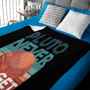 Discover Pluto never forget Baby Blankets