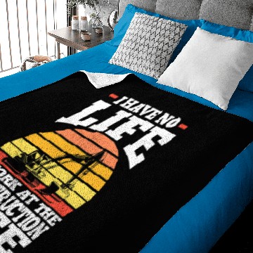 Discover I have no life I work at the construction site construction Baby Blankets