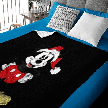Discover Disney Christmas Mickey Mouse Raglan Baseball Baby Blankets Baby Blankets